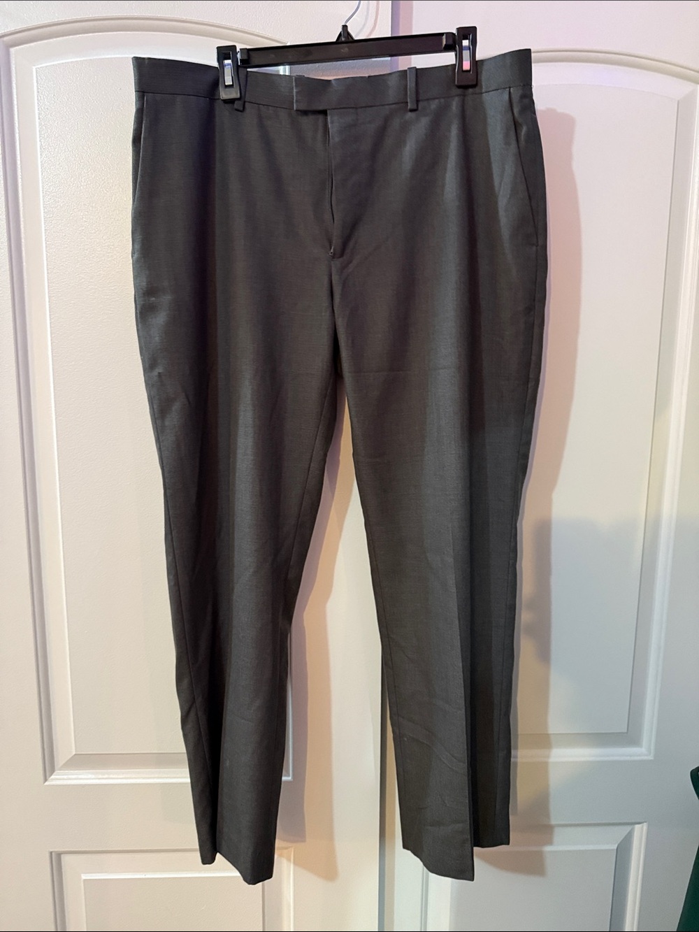 Marc Anthony Men's Charcoal Gray Dress Pants